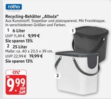 Recycling-Behälter „Albula“ im Angebot bei Marktkauf in Reutlingen Recycling-Behälter „Albula“ Angebote von rotho bei Marktkauf Reutlingen für 9,99 €