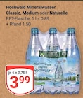Aktuelles Mineralwasser Classic Angebot bei GLOBUS in Trier ab 3,99 €