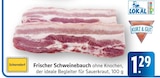 Frischer Schweinebauch Angebote bei E center Filderstadt für 1,29 €