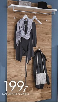 Garderobenpaneel bei XXXLutz Möbelhäuser in Darmstadt Garderobenpaneel im Angebot bei XXXLutz Möbelhäuser Darmstadt für 199,00 €