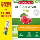 ACÉROLA 500 24 CAPSULES + 1 TUBE OFFERT 36 CAPSULES - Super Diet dans le catalogue NaturéO
