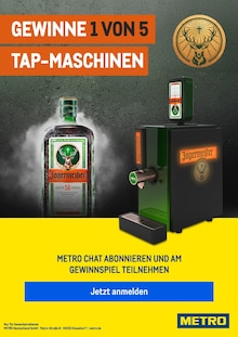 Metro Prospekt Gewinnspiel mit 1 Seite