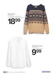 Promos Vêtements Homme dans le catalogue "Cette semaine : des vêtements de fête, des décorations et bien plus encore." de Zeeman à la page 13