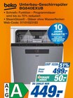 Unterbau-Geschirrspüler BG840EXUB Angebote von beko bei expert Lemgo für 449,00 €