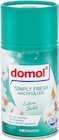Simply Fresh Nachfüller von Domol für 1,99 € bei Rossmann im Angebot Simply Fresh Nachfüller von Domol im aktuellen Rossmann Prospekt