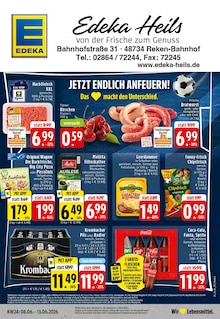 EDEKA Reken Prospekt der aktuellen Woche, gültig von 08.06.2026 bis 13.06.2026 Aktueller EDEKA Reken Prospekt "Aktuelle Angebote" mit 24 Seiten