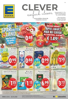 EDEKA Prospekt der Woche "Aktuelle Angebote" Seite 1, 20.10.2025 bis 25.10.2025 für Hagen Aktueller EDEKA Prospekt "Aktuelle Angebote" Seite 1 von 24 Seiten für Hagen