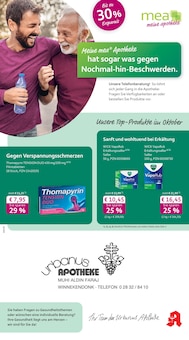 Aktueller mea - meine apotheke Prospekt (Kevelaer, 4 Seiten zum blättern mea - meine apotheke Prospekt Unsere September-Angebote mit 4 Seiten