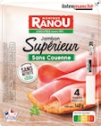 Quart Tranché de Jambon Cru - Aoste - Intermarché Hyper à Besançon Quart Tranché de Jambon Cru - Aoste en promo chez Intermarché Hyper Besançon à 2,64 €
