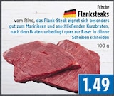 EDEKA Neustadt - Frische Flanksteaks Angebot im Prospekt Frische Flanksteaks bei EDEKA im Neustadt Prospekt für 1,49 €