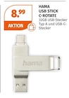 USB STICK C-ROTATE im Müller Prospekt USB STICK C-ROTATE von HAMA im aktuellen Müller Prospekt für 8,99 €