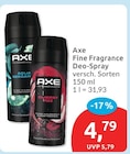 Fine Fragrance Deo-Spray von Axe im aktuellen budni Prospekt