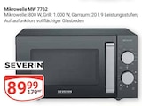 Aktuelle Mikrowelle Angebote bei GLOBUS in Koblenz Aktuelles Mikrowelle MW 7762 Angebot bei GLOBUS in Koblenz ab 89,99 €