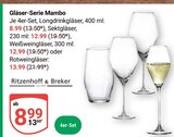 Gläser-Serie Mambo im Angebot bei GLOBUS in Nettetal Gläser-Serie Mambo Angebote von Ritzenhoff & Breker bei GLOBUS Nettetal für 8,99 €