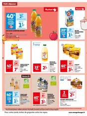 Promos Jus de fruits bio dans le catalogue "Auchan hypermarché" de Auchan Hypermarché à la page 18