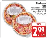 Pizza Angebote von Pizza Lorenzo bei EDEKA Freiberg für 2,99 €