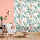Papier peint intissé feuillage Wonderland vert L.1005 x l.53 cm - Ugepa en promo chez Castorama Annecy à 12,90 €