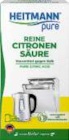 pure Reine Citronensäure Flüssig oder Pulver von HEITMANN für 2,49 € bei V-Markt im Angebot pure Reine Citronensäure Flüssig oder Pulver von HEITMANN im aktuellen V-Markt Prospekt