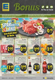 EDEKA Prospekt der Woche "Aktuelle Angebote" Seite 1, 24.11.2025 bis 29.11.2025 für Leichlingen Aktueller EDEKA Prospekt "Aktuelle Angebote" Seite 1 von 24 Seiten für Leichlingen