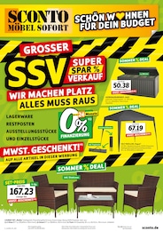 Sconto SB Prospekt für Wohltorf mit 2} Seiten Sconto SB Prospekt für Wohltorf: "GROSSER SSV", 2 Seiten, 19.07.2025 - 08.08.2025