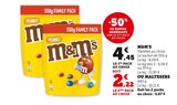 M&M'S - M&M'S en promo à 2,22 € chez Hyper U M&M'S - M&M'S dans le catalogue Hyper U