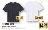 Herren T-Shirt Rundhals 2er-Set weiß Angebote von CAMP DAVID bei E center Singen für 14,99 €