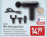 Mini-Massagepistole im ALDI Nord Prospekt Mini-Massagepistole von CRANE im aktuellen ALDI Nord Prospekt für 14,99 €