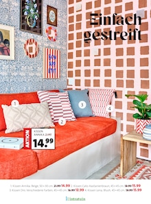 Kissen im Blumen Ostmann Prospekt "Bring Schwung in dein Zuhause" mit 29 Seiten (Oldenburg)