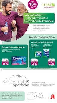 Aktueller mea - meine apotheke Prospekt (Wyhl (Kaiserstuhl), 4 Seiten zum blättern mea - meine apotheke Prospekt Unsere September-Angebote mit 4 Seiten