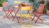 Table bistro en acier 4 personnes en promo chez Intermarché Hyper Clermont-Ferrand à 49,99 €