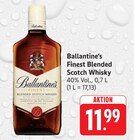 Finest Blended Scotch Whisky im Angebot bei Trinkgut in Mainz Finest Blended Scotch Whisky Angebote von Ballantine's bei Trinkgut Mainz für 11,99 €