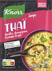 Soupe déshydratée thaï nouilles champignons et pousses de soja - Knorr dans le catalogue Intermarché