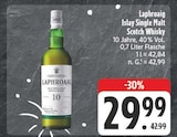 Islay Single Malt Scotch Whisky Angebote von Laphroaig bei E center Coburg für 29,99 €