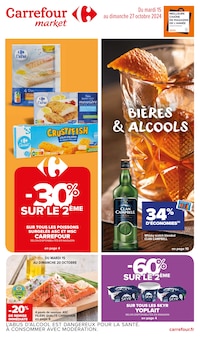 Prospectus Carrefour Market à Os-Marsillon, "BIÈRES & ALCOOLS", 18 pages de promos valables du 15/10/2024 au 27/10/2024