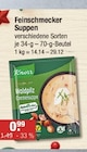 Feinschmecker Suppen von Knorr im aktuellen V-Markt Prospekt für 0,99 €