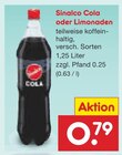 Sinalco Cola oder Limonaden von Sinalco für 0,79 € bei Netto Marken-Discount im Angebot Sinalco Cola oder Limonaden von Sinalco im aktuellen Netto Marken-Discount Prospekt