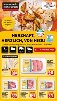 Schweinefleisch im REWE Prospekt "Dein Markt" mit 29 Seiten (Essen)