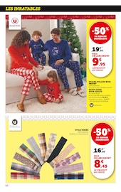 Promos Echarpe dans le catalogue "Nos PRIX BAS illuminent vos fêtes" de Super U à la page 62