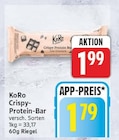 Crispy Protein-Bar Angebote von KoRo bei EDEKA Potsdam für 1,79 €