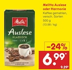 Aktuelle Kaffee Angebote bei Netto Marken-Discount in Goslar Aktuelles Auslese oder Harmonie Angebot bei Netto Marken-Discount in Goslar ab 6,99 €