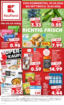 Kaufland Prospekt der Woche "Aktuelle Angebote" Seite 1, 09.04.2026 bis 15.04.2026 für Berlin Aktueller Kaufland Prospekt "Aktuelle Angebote" Seite 1 von 58 Seiten für Berlin