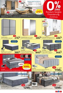 Boxspringbett im aktuellen ROLLER Prospekt (Essen) Boxspringbett im ROLLER Prospekt "HOT SALE" mit 16 Seiten (Essen)