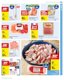 Prix et réduction Charcuterie dans le prospectus Carrefour Market en cours Offre Charcuterie dans le catalogue Carrefour Market du moment à la page 33