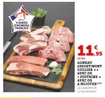 Agneau Assortiment Collier avec Os + Poitrine avec Os à Mijoter dans le catalogue Super U