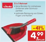2 in 1 Kehrset von Vileda im aktuellen Netto Marken-Discount Prospekt