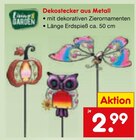 Deko im Netto Marken-Discount Prospekt Dekostecker aus Metall im aktuellen Netto Marken-Discount Prospekt für 2,99 €