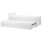 Bettgestell, Unterbett+Aufbewahrung weiß im Angebot bei IKEA in Salzgitter Bettgestell, Unterbett+Aufbewahrung weiß Angebote von SLÄKT bei IKEA Salzgitter für 229,00 €