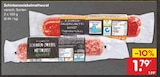 Schinkenzwiebelmettwurst für 1,79 € bei Netto Marken-Discount im Angebot Schinkenzwiebelmettwurst im aktuellen Netto Marken-Discount Prospekt
