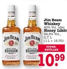 Whiskey oder Honey Likör Angebote von Jim Beam bei E center Ludwigshafen für 10,99 €