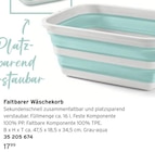 Faltbarer Wäschekorb von  im aktuellen Tchibo im Supermarkt Prospekt für 17,99 €